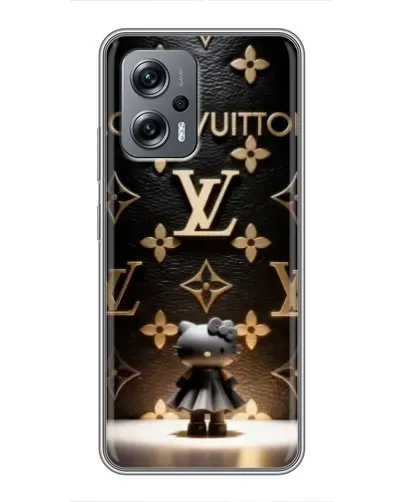 Чехол для Xiaomi POCO X4 GT с картинкой «Монограмма с фигурой»
