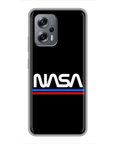 Чехол для Xiaomi POCO X4 GT с картинкой «NASA — классика Red Blue»