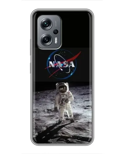 Чехол для Xiaomi POCO X4 GT с картинкой «Астронавт на Луне»