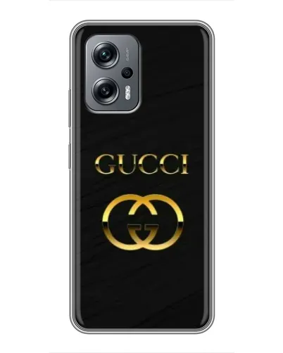Чехол для Xiaomi POCO X4 GT с картинкой «Золотой логотип Gucci»