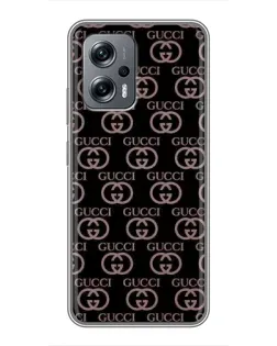 Чехол для Xiaomi POCO X4 GT с картинкой «Классическая монограмма Gucci»
