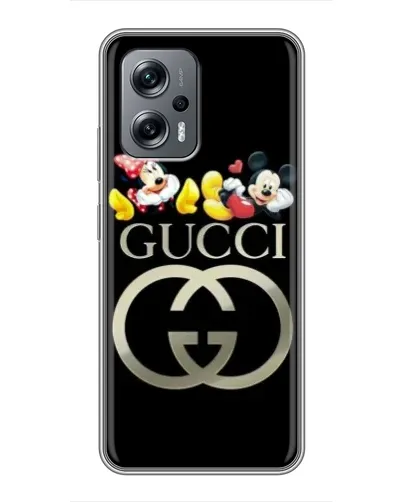 Чехол для Xiaomi POCO X4 GT с картинкой «Gucci — герои Disney»