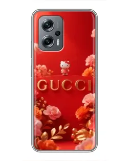 Чехол для Xiaomi POCO X4 GT с картинкой «Gucci — золотой сад»