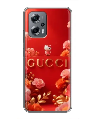 Чехол для Xiaomi POCO X4 GT с картинкой «Gucci — золотой сад»