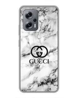 Чехол для Xiaomi POCO X4 GT с картинкой «Gucci — мраморный шик»