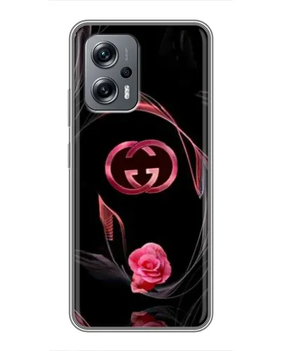 Чехол для Xiaomi POCO X4 GT с картинкой «Gucci — неоновая роза»