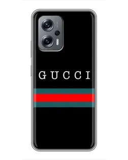 Чехол для Xiaomi POCO X4 GT с картинкой «Gucci — красный пояс»