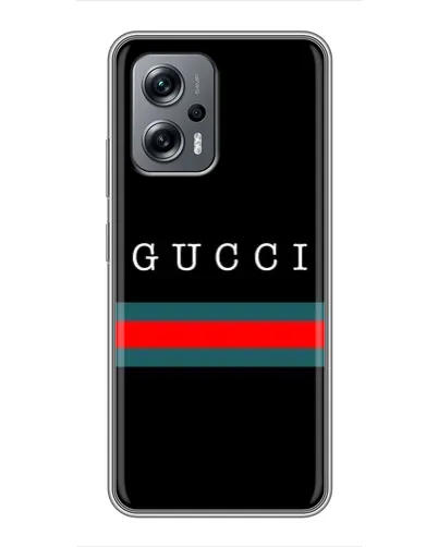 Чехол для Xiaomi POCO X4 GT с картинкой «Gucci — красный пояс»