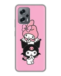 Чохол для Xiaomi POCO X4 GT з картинкою «My Melody та Kuromi»