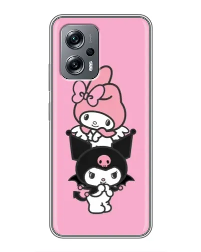 Чохол для Xiaomi POCO X4 GT з картинкою «My Melody та Kuromi»