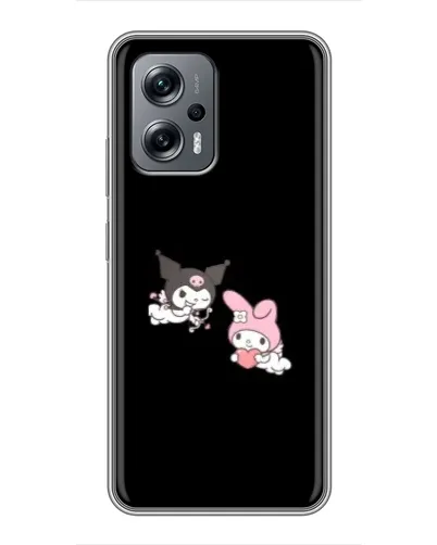 Чохол для Xiaomi POCO X4 GT з картинкою «My Melody та Kuromi»