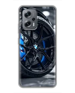 Чохол для Xiaomi POCO X4 GT з картинкою «Колесо BMW зблизька»