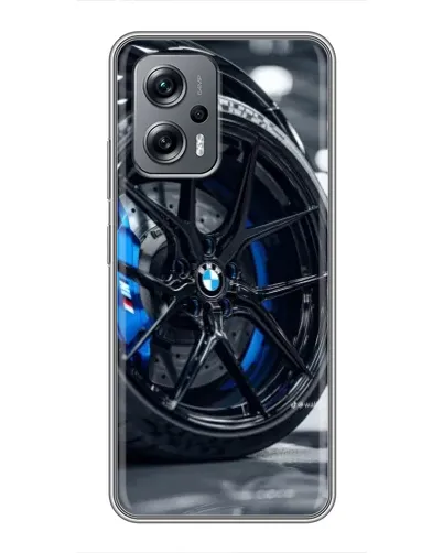 Чохол для Xiaomi POCO X4 GT з картинкою «Колесо BMW зблизька»
