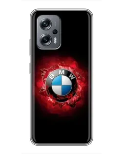 Чохол для Xiaomi POCO X4 GT з картинкою «Логотип BMW — спалах»