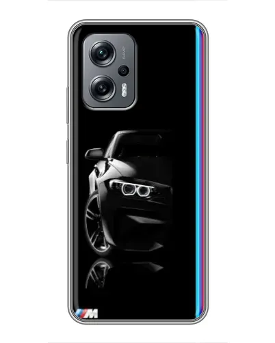 Чохол для Xiaomi POCO X4 GT з картинкою «Силует BMW в темряві»