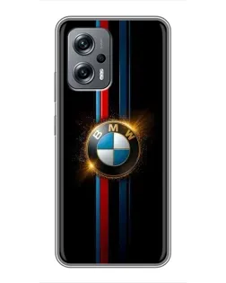 Чохол для Xiaomi POCO X4 GT з картинкою «BMW M-Power неон»