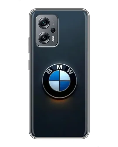 Чохол для Xiaomi POCO X4 GT з картинкою «Логотип BMW — мінімалізм»