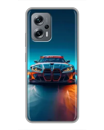 Чохол для Xiaomi POCO X4 GT з картинкою «BMW — вогні неону» Чохол для Xiaomi POCO X4 GT з картинкою «BMW — вогні неону»