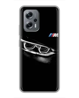 Чохол для Xiaomi POCO X4 GT з картинкою «BMW — погляд тигра»