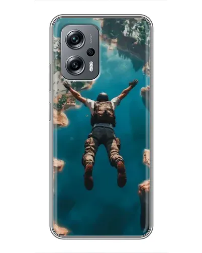Чохол для Xiaomi POCO X4 GT з картинкою «PUBG — вільне падіння»