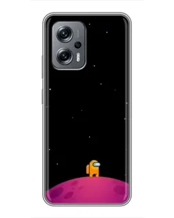 Чехол для Xiaomi POCO X4 GT с картинкой «Одинокий герой на планете»