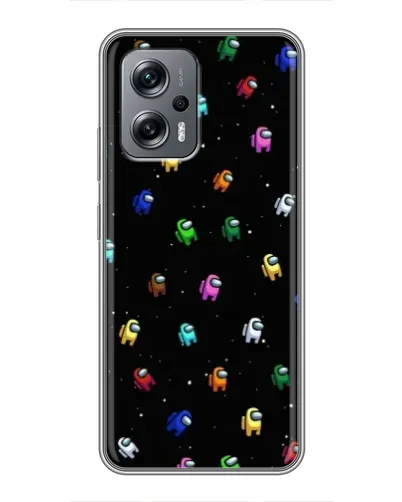 Чехол для Xiaomi POCO X4 GT с картинкой «Экипаж Among Us»