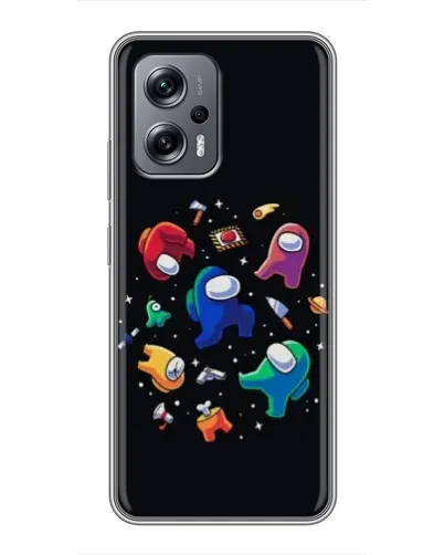 Чехол для Xiaomi POCO X4 GT с картинкой «Among Us космос»
