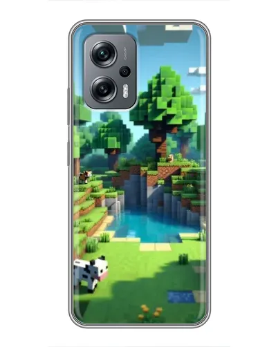 Чехол для Xiaomi POCO X4 GT с картинкой «Minecraft летний день»