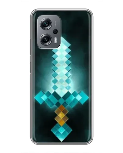 Чехол для Xiaomi POCO X4 GT с картинкой «Алмазный меч неон»
