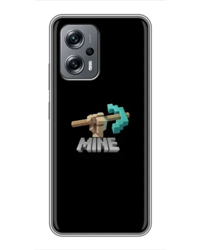 Чехол для Xiaomi POCO X4 GT с картинкой «Алмазная кирка»