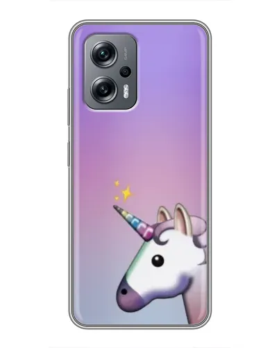 Чехол для Xiaomi POCO X4 GT с картинкой «Единорог градиент»