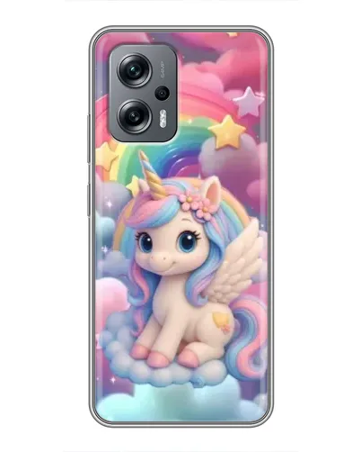 Чехол для Xiaomi POCO X4 GT с картинкой «Маленький единорог»