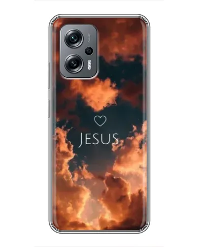 Чехол для Xiaomi POCO X4 GT с картинкой «Сияние Имени Jesus»