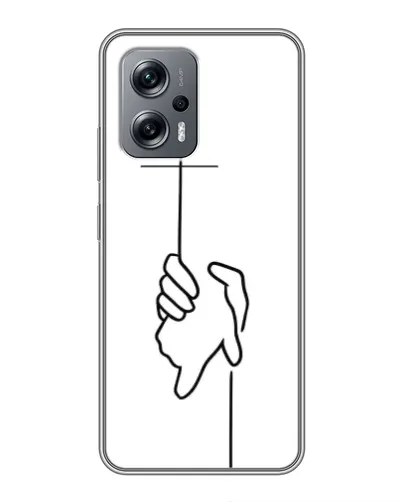 Чехол для Xiaomi POCO X4 GT с картинкой «Рука держит»