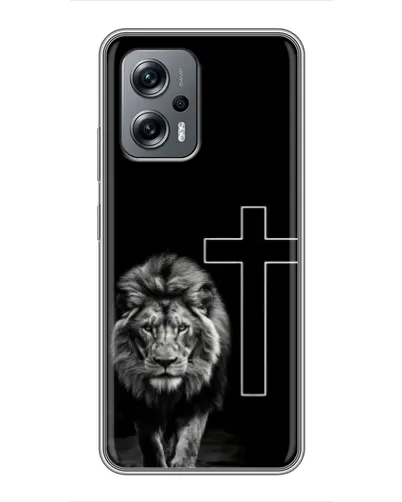 Чехол для Xiaomi POCO X4 GT с картинкой «Лев и Крест»