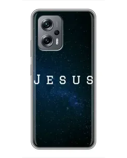 Чехол для Xiaomi POCO X4 GT с картинкой «Звездное небо Jesus»