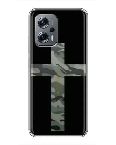 Чехол для Xiaomi POCO X4 GT с картинкой «Милитари Крест»