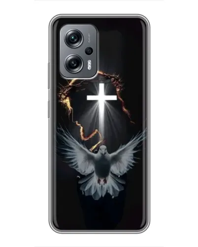 Чехол для Xiaomi POCO X4 GT с картинкой «Голубь и Свет»