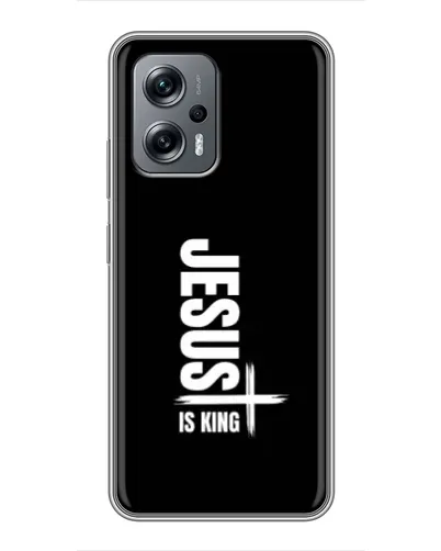 Чехол для Xiaomi POCO X4 GT с картинкой «Вертикаль веры Jesus»