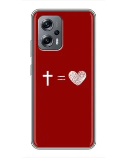 Чохол для Xiaomi POCO X4 GT з картинкою «Рівняння любові»