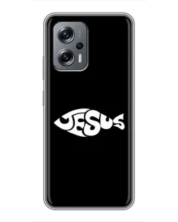Чохол для Xiaomi POCO X4 GT з картинкою «Риба  Jesus»
