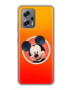 Чехол для Xiaomi POCO X4 GT с картинкой «Mickey в круге»