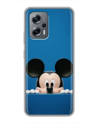 Чехол для Xiaomi POCO X4 GT с картинкой «Микки выглядывает» Чехол для Xiaomi POCO X4 GT с картинкой «Микки выглядывает»