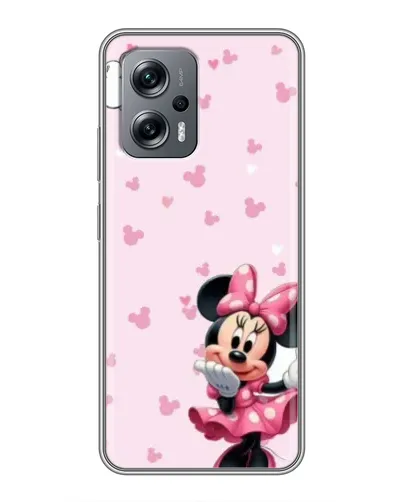 Чехол для Xiaomi POCO X4 GT с картинкой «Минни Маус и сердечки» Чехол для Xiaomi POCO X4 GT с картинкой «Минни Маус и сердечки»