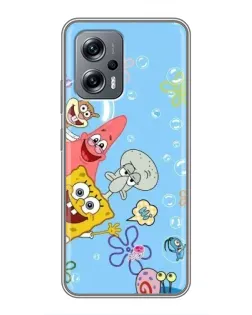 Чехол для Xiaomi POCO X4 GT с картинкой «Веселые пузырьки»