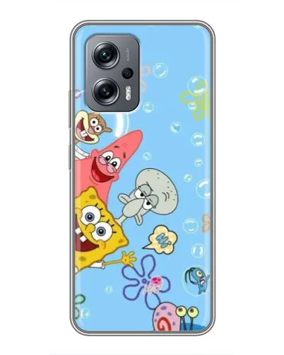 Чехол для Xiaomi POCO X4 GT с картинкой «Веселые пузырьки»