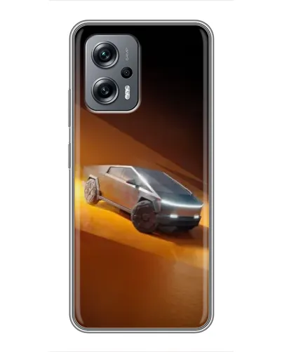 Чехол для Xiaomi POCO X4 GT с картинкой «Cybertruck в пустыне»