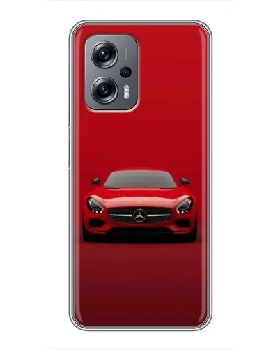 Чехол для Xiaomi POCO X4 GT с картинкой «Красный Mercedes AMG» Чехол для Xiaomi POCO X4 GT с картинкой «Красный Mercedes AMG»