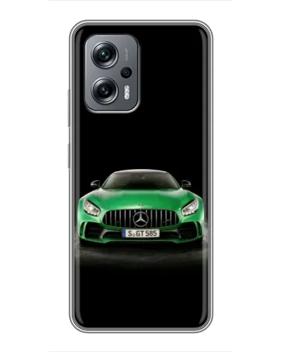 Чехол для Xiaomi POCO X4 GT с картинкой «Mercedes — неоновый лого» Чехол для Xiaomi POCO X4 GT с картинкой «Mercedes — неоновый лого»