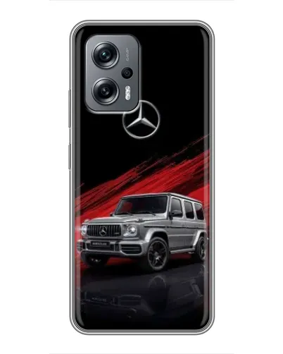 Чехол для Xiaomi POCO X4 GT с картинкой «Mercedes G-Class красный» Чехол для Xiaomi POCO X4 GT с картинкой «Mercedes G-Class красный»